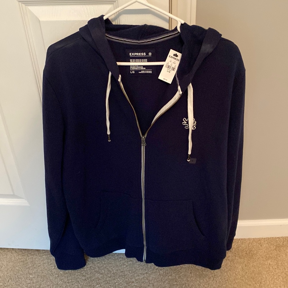 Men’s Express Black Zip Up